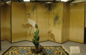 Paravent Landschaft aus Asien